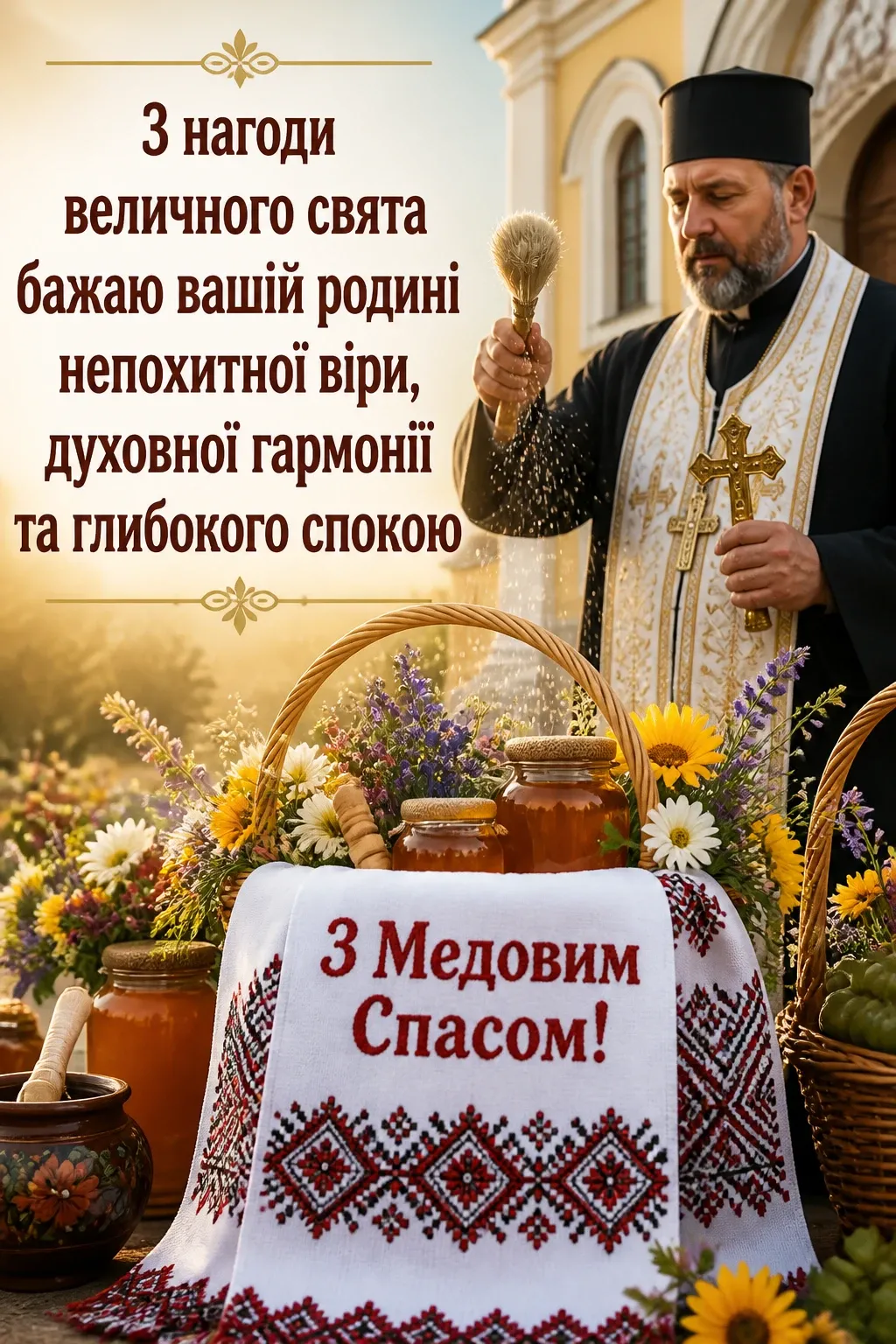 привітання з медовим спасом привітання з медовим спасом