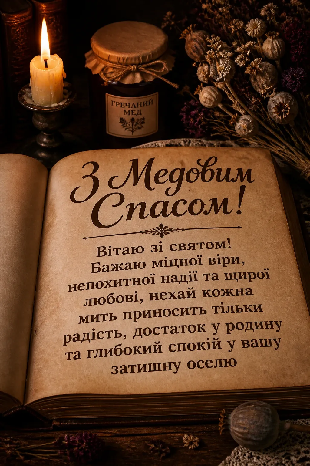 привітання з медовим спасом привітання з медовим спасом