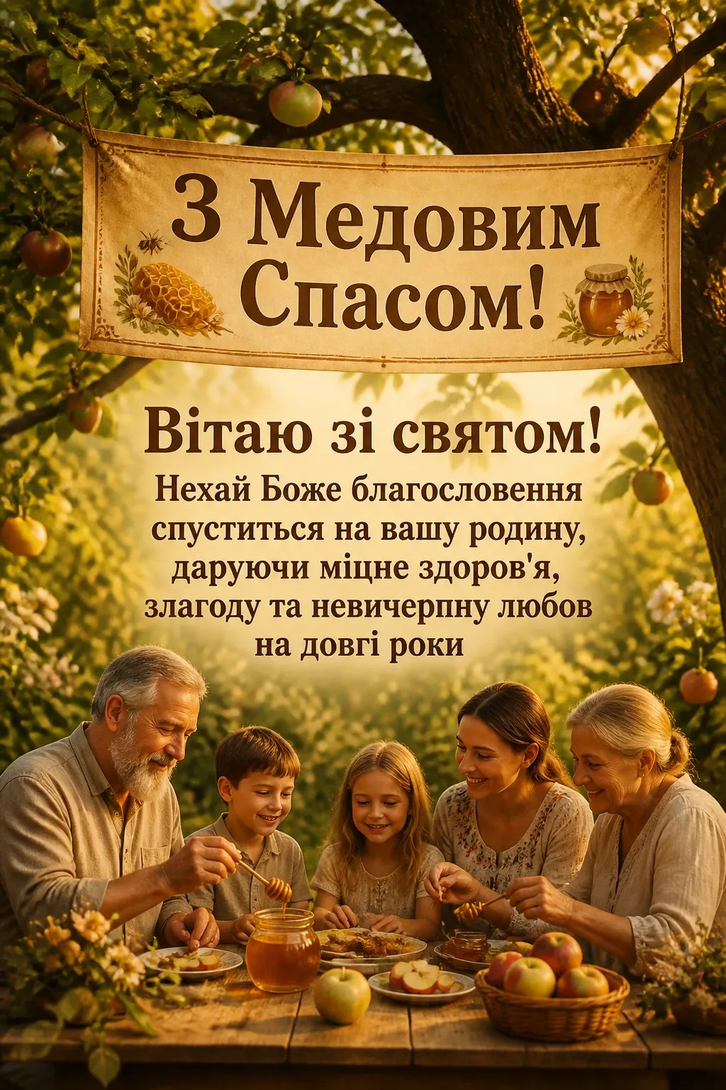 привітання з медовим спасом привітання з медовим спасом