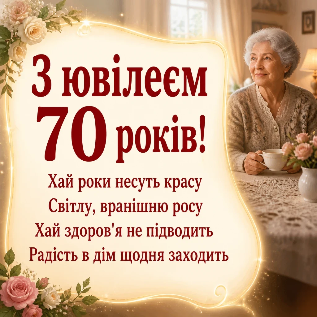 красиві привітання з ювілеєм 70 років жінці красиві привітання з ювілеєм 70 років жінці