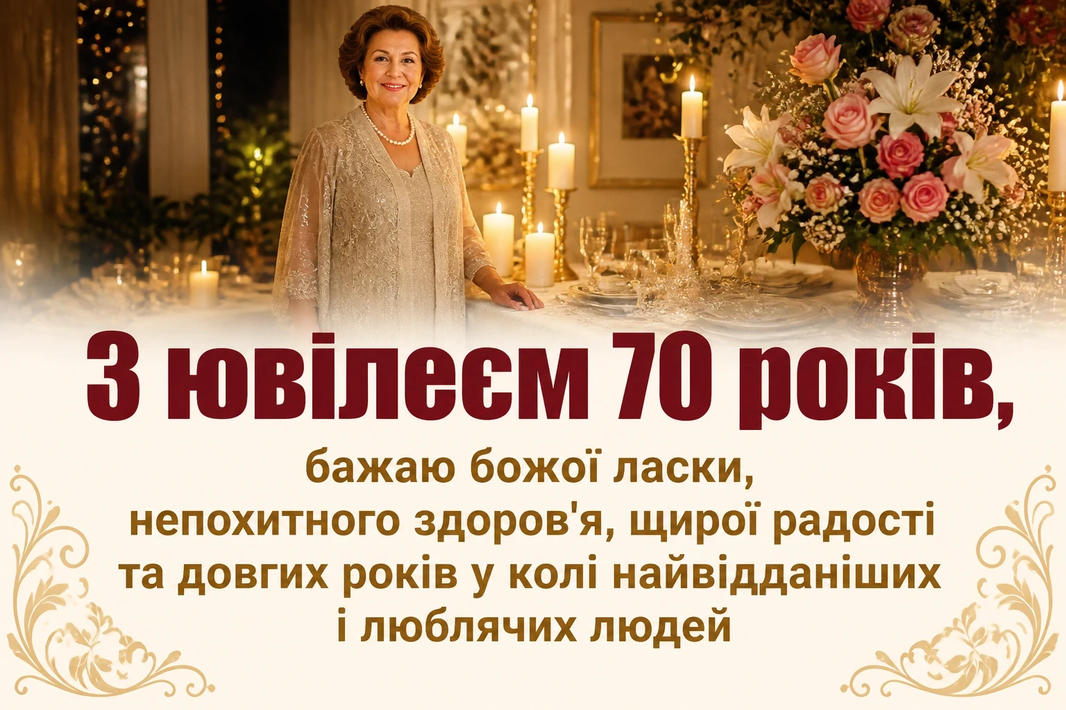 красиві привітання з ювілеєм 70 років жінці красиві привітання з ювілеєм 70 років жінці