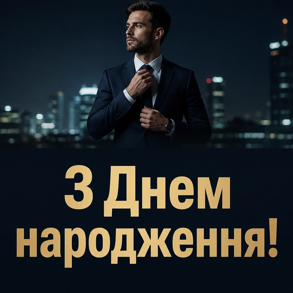 з днем народження привітання мужчині