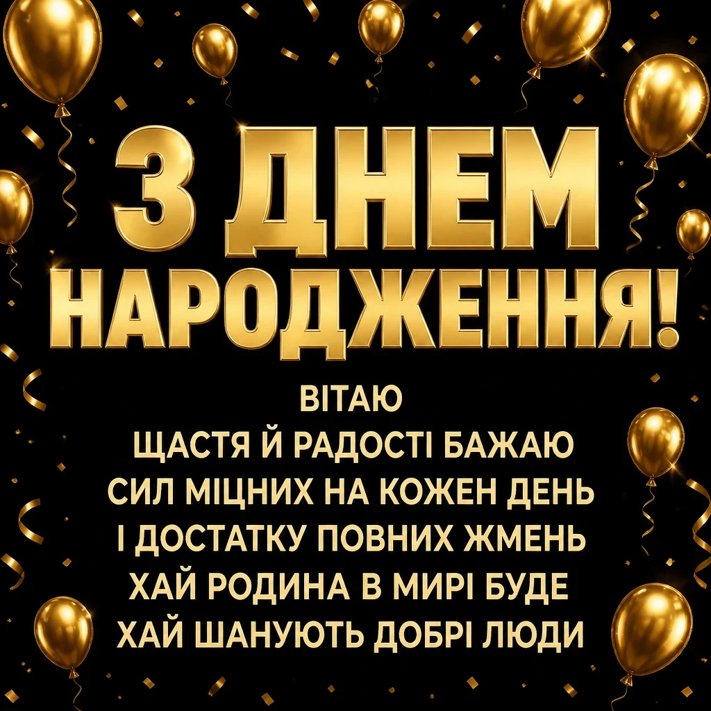з днем народження привітання мужчині