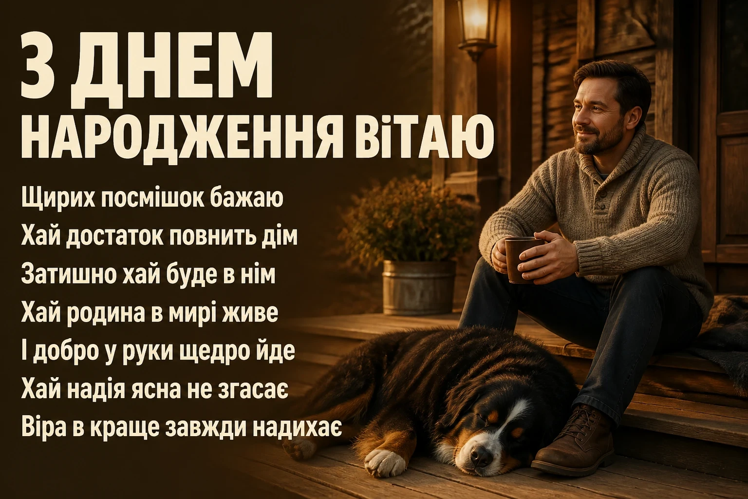 з днем народження привітання мужчині