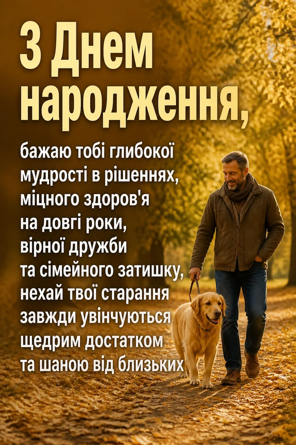 з днем народження привітання мужчині