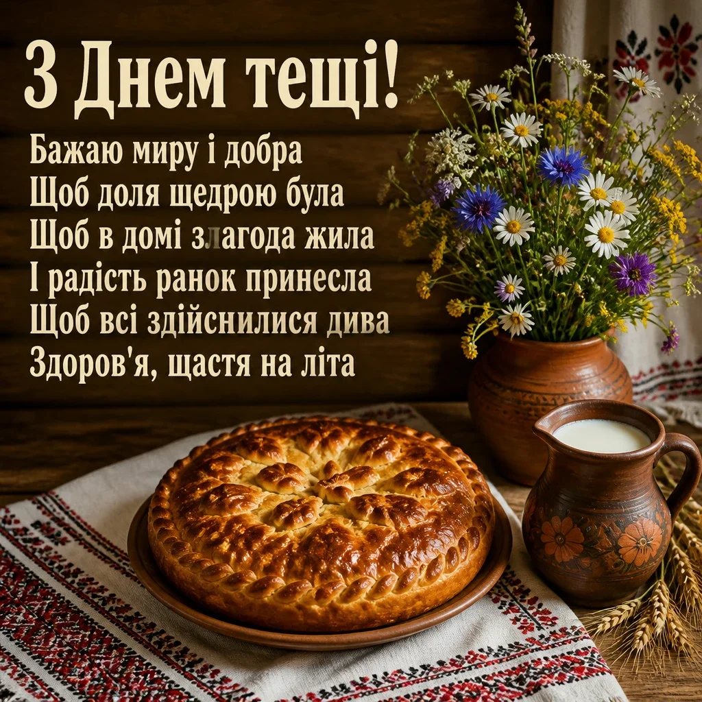 день тещі привітання