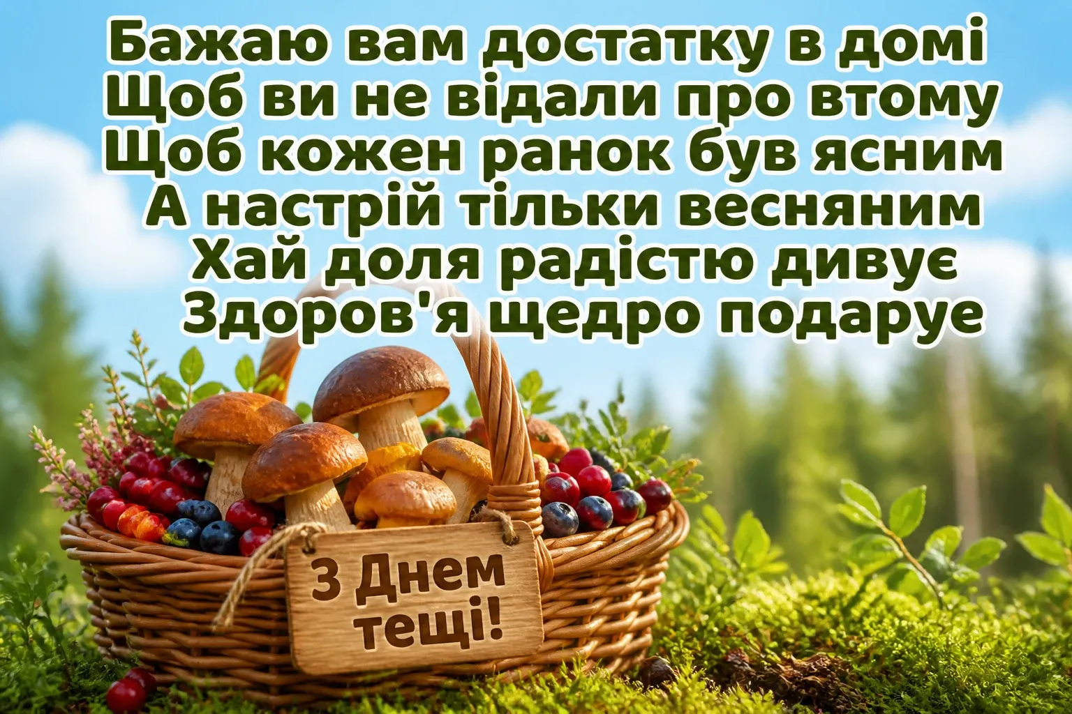 день тещі привітання