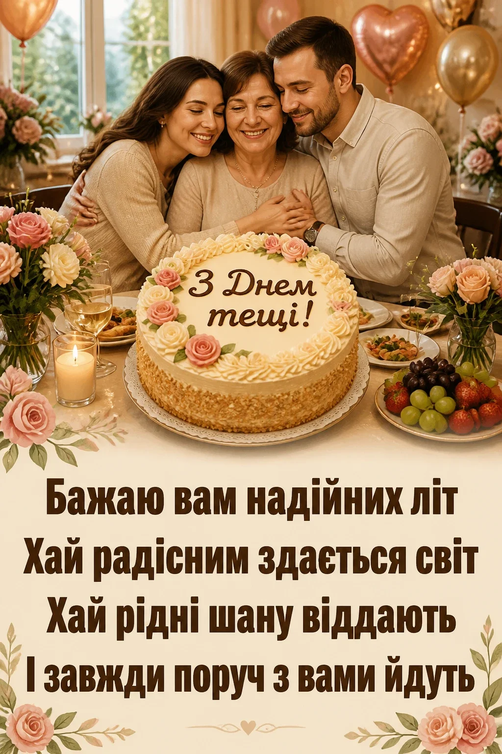 день тещі привітання