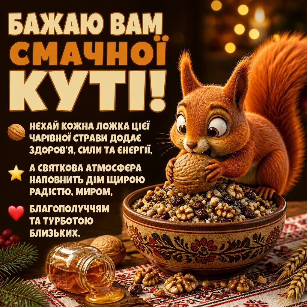 привітання з кутею привітання з кутею