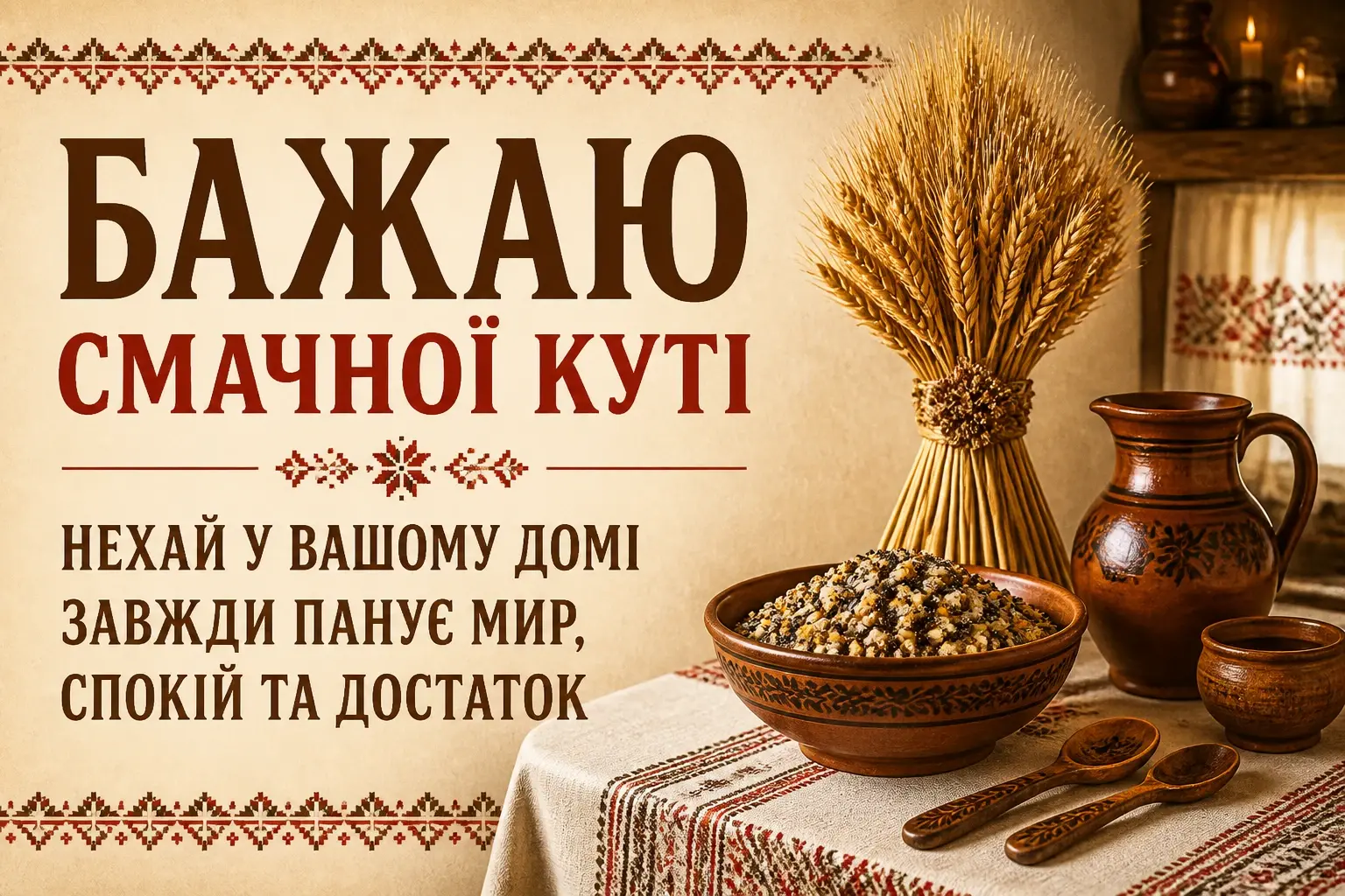 привітання з кутею привітання з кутею