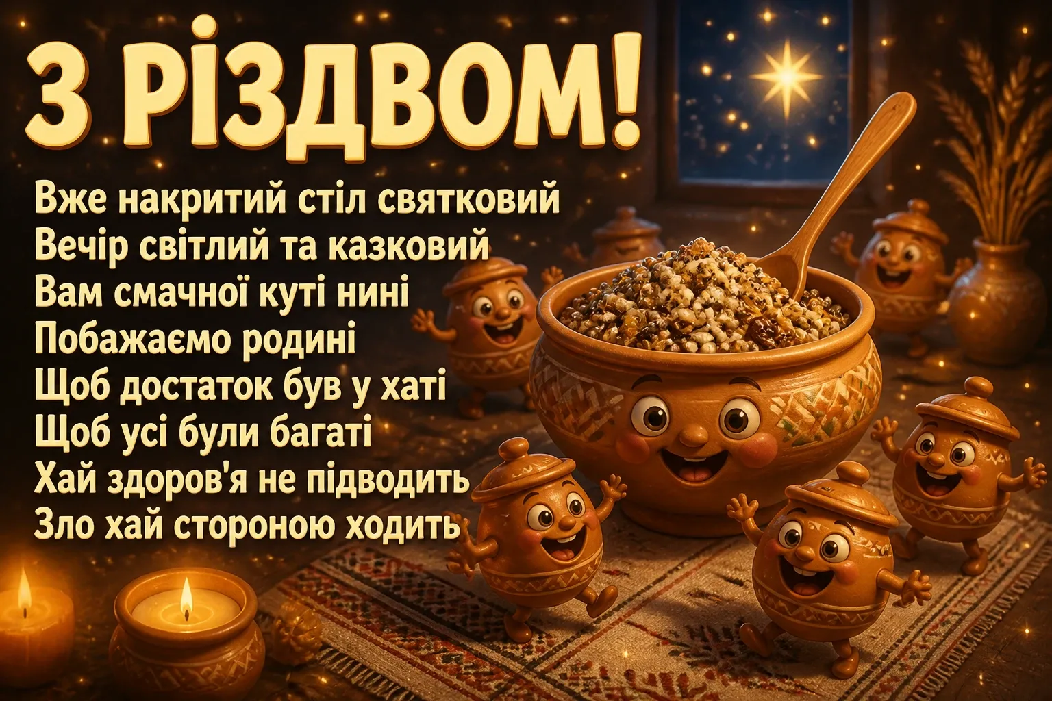 привітання з кутею привітання з кутею