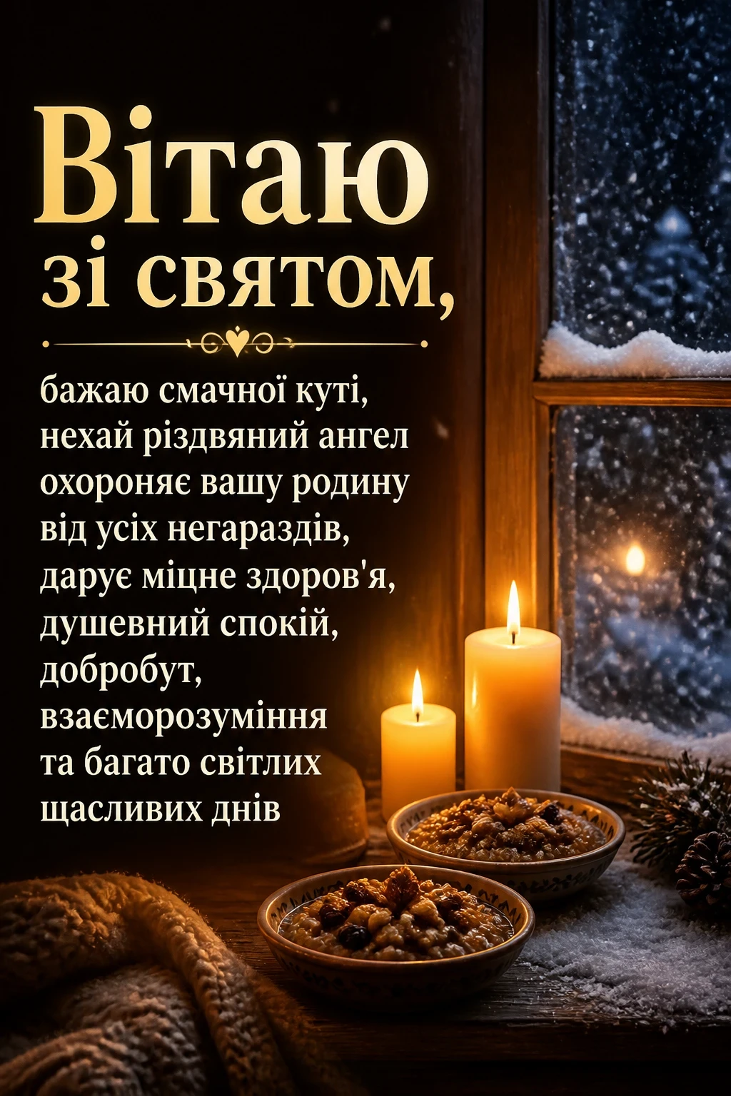 привітання з кутею привітання з кутею