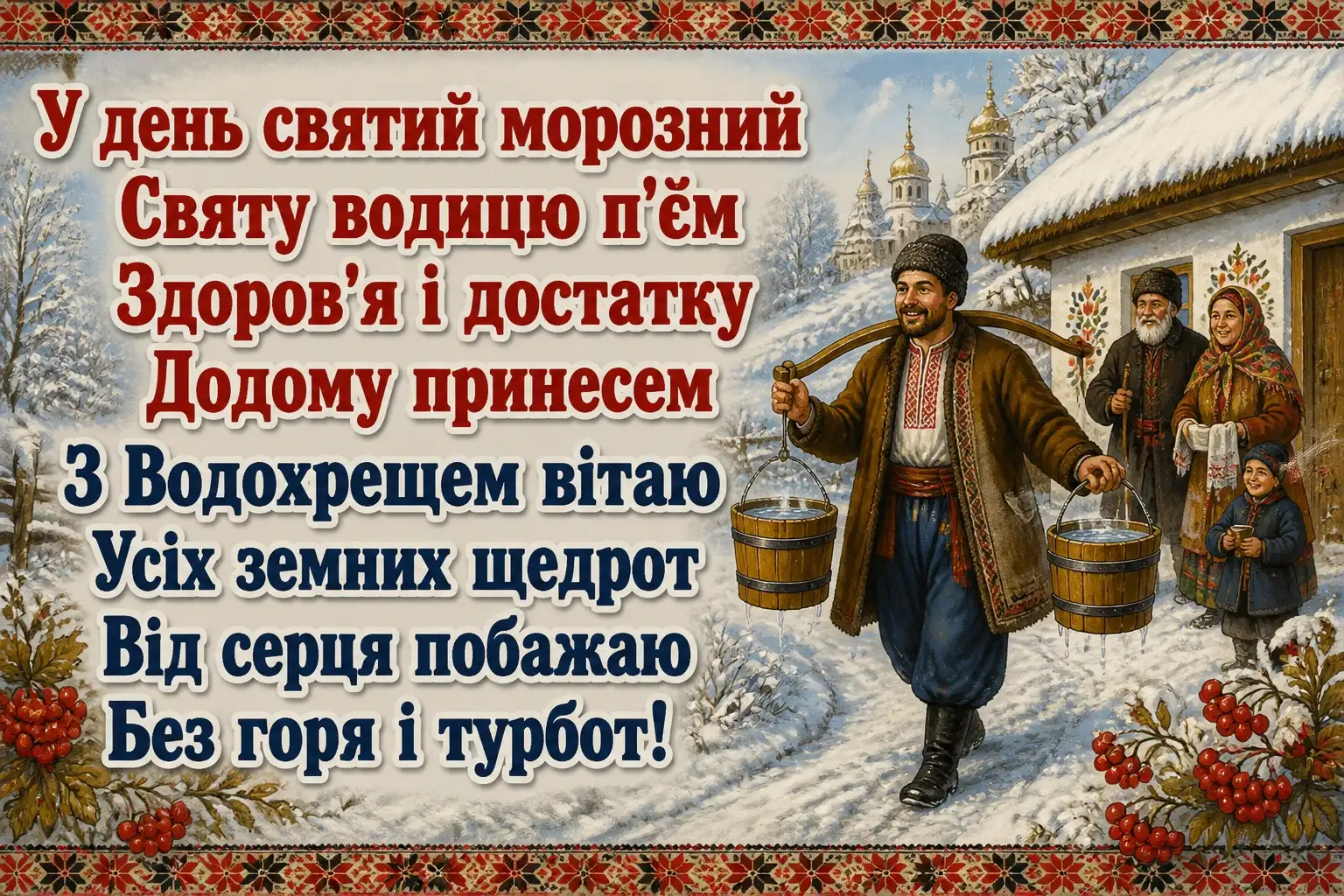 свято водохреща привітання свято водохреща привітання