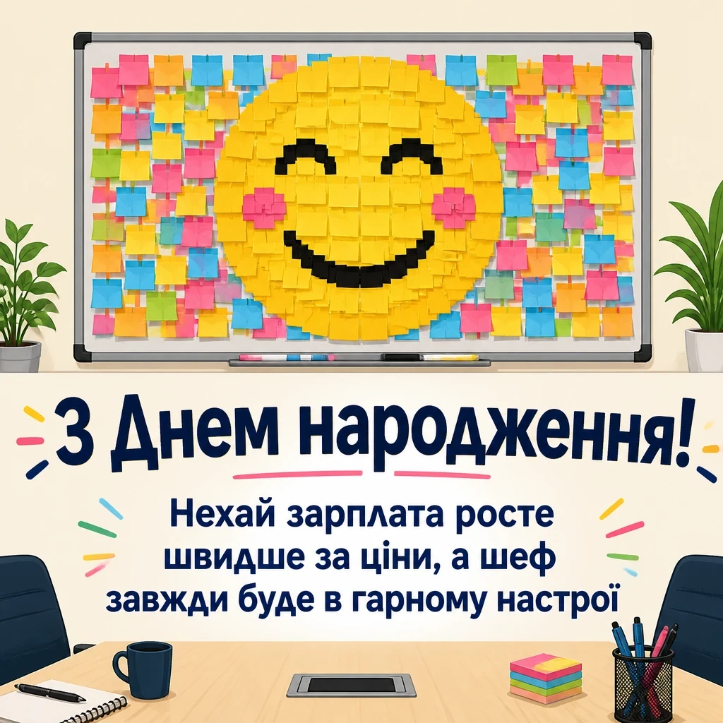 привітання колезі з днем народження своїми словами