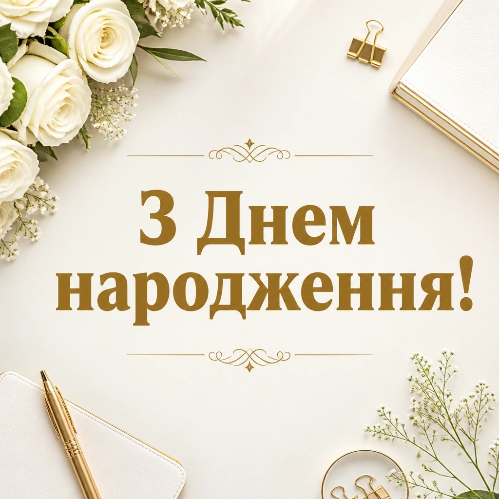 привітання колезі з днем народження своїми словами