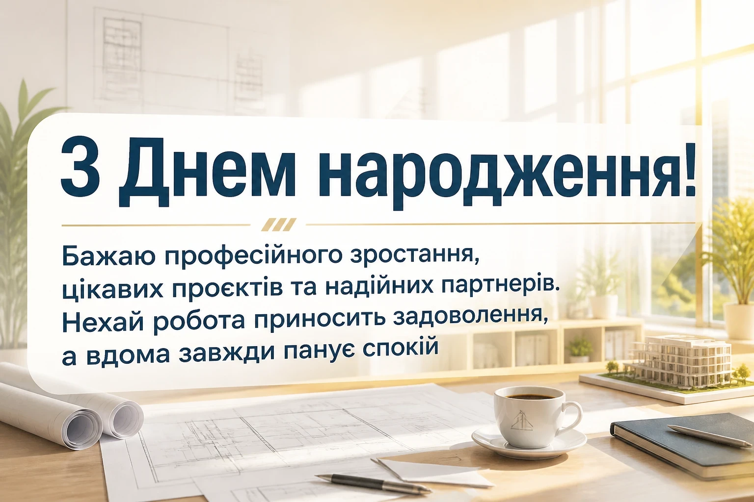 привітання колезі з днем народження своїми словами