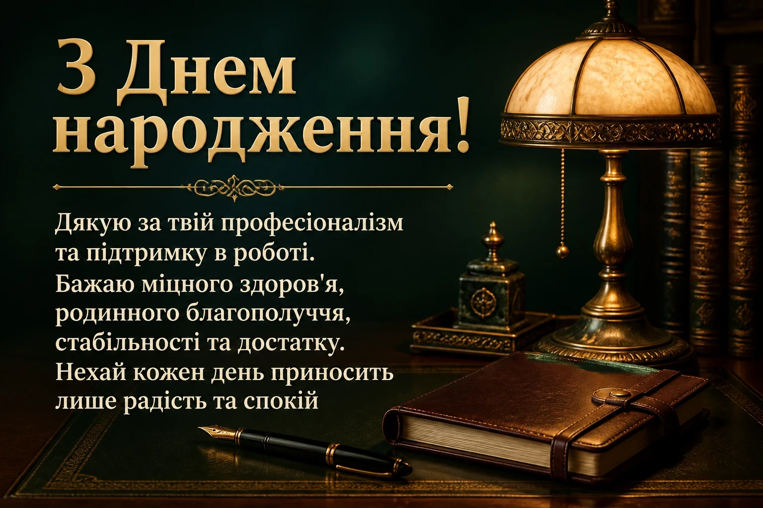 привітання колезі з днем народження своїми словами
