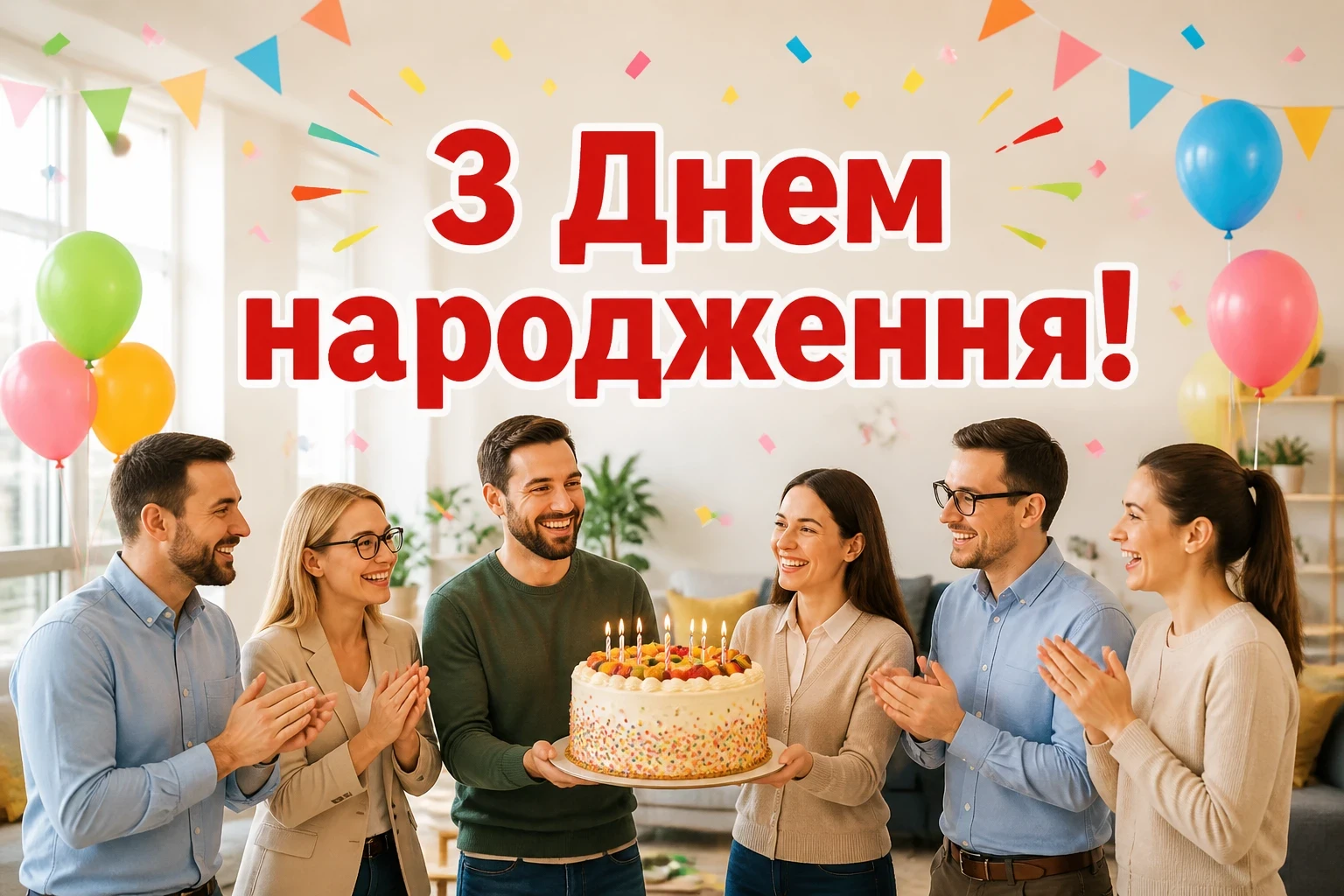 привітання колезі з днем народження своїми словами