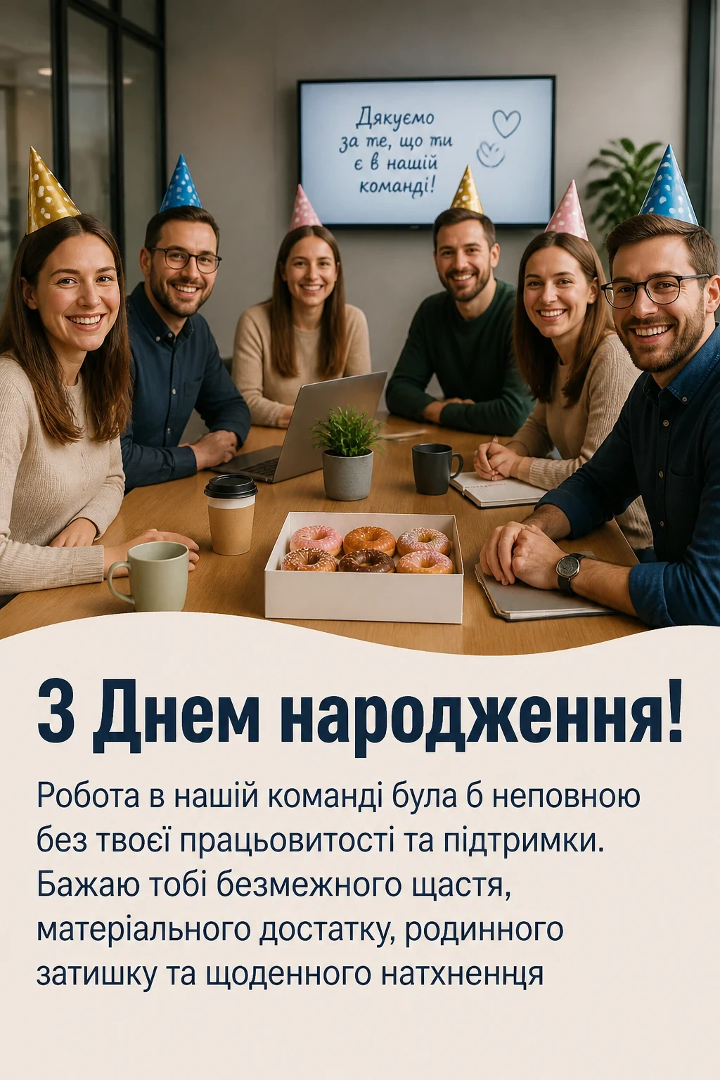 привітання колезі з днем народження своїми словами