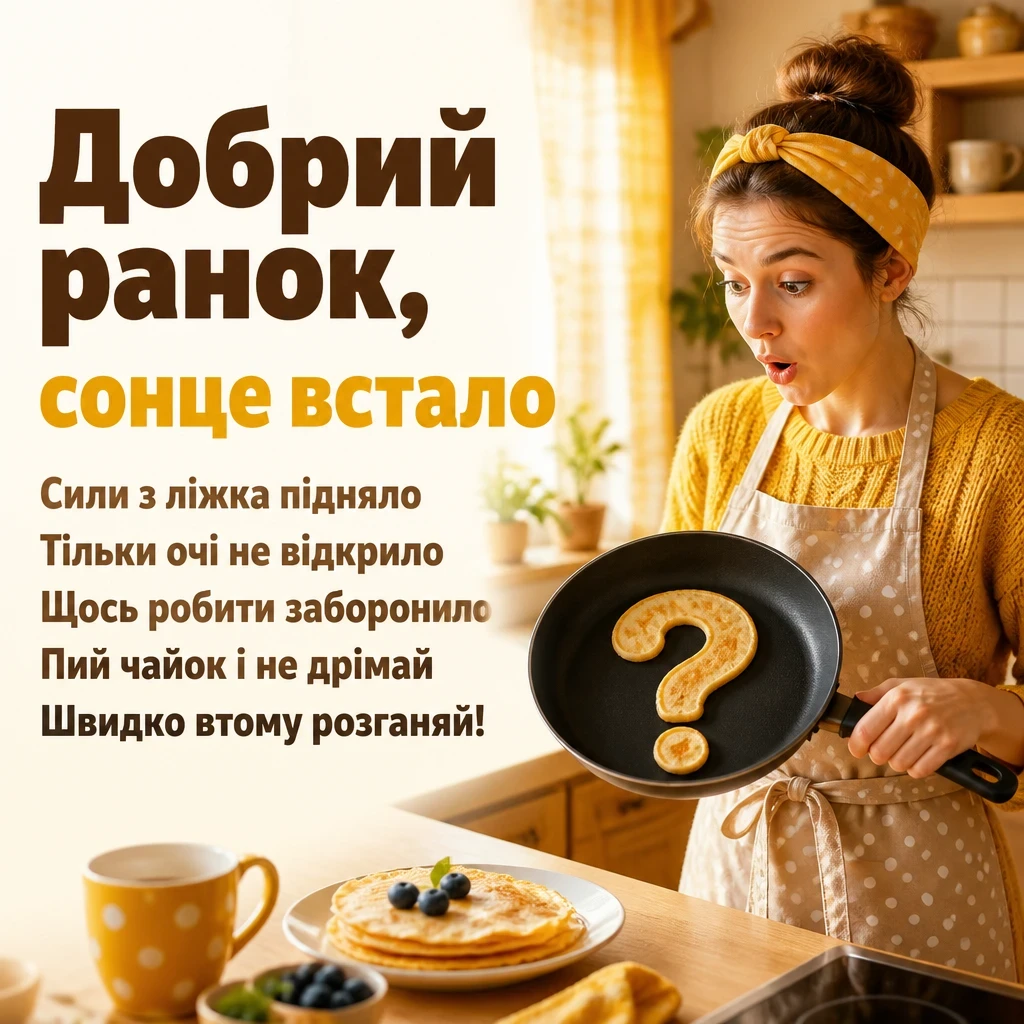 незвичайне ранкове привітання