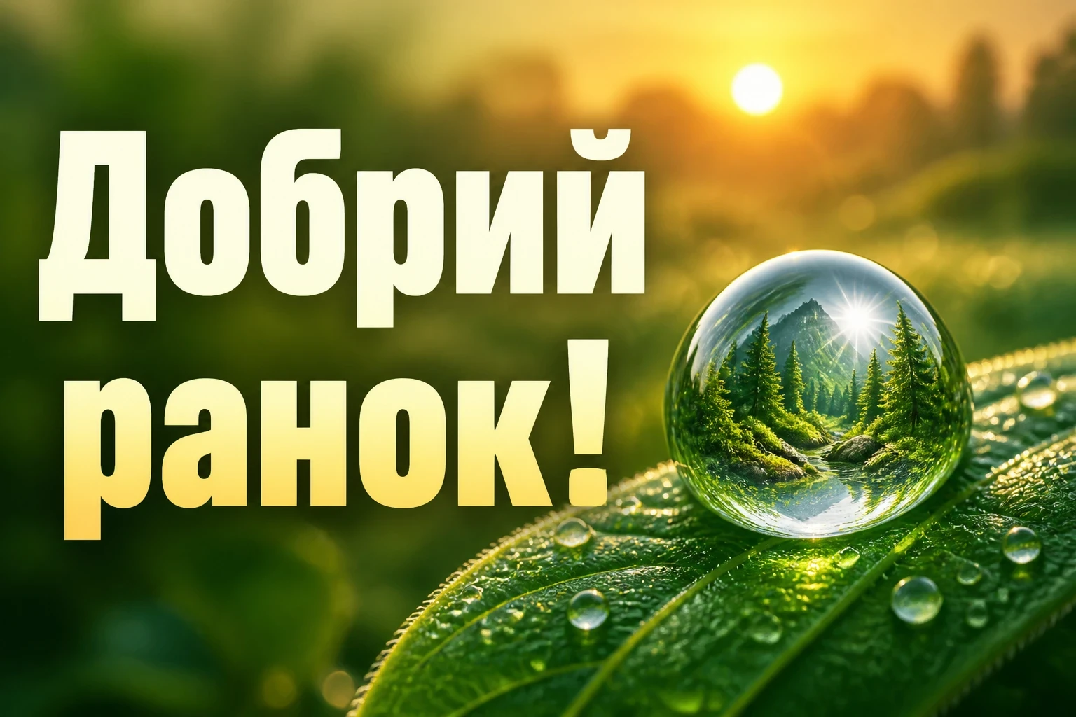 незвичайне ранкове привітання
