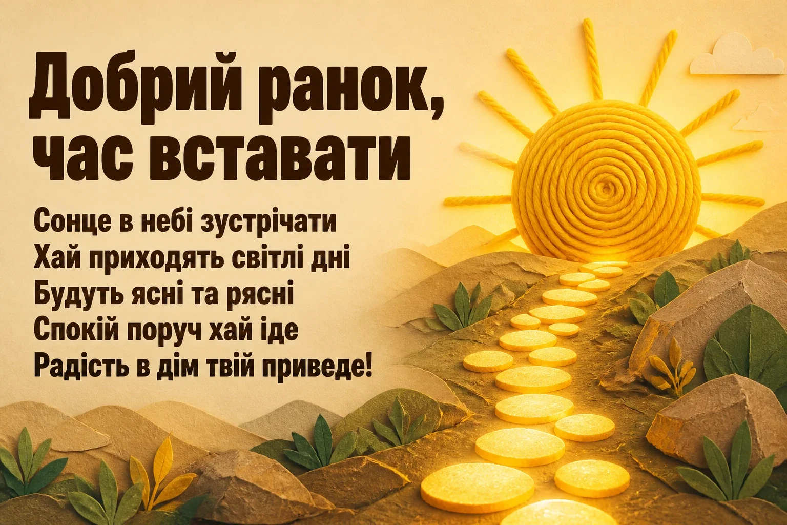 незвичайне ранкове привітання