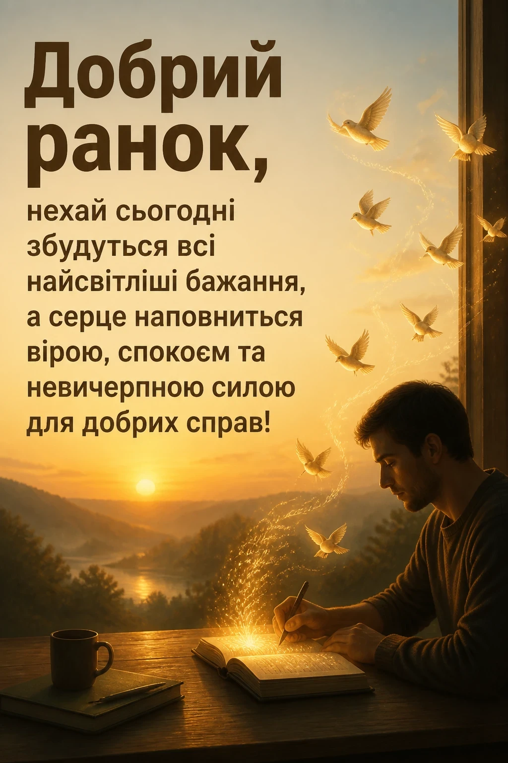 незвичайне ранкове привітання