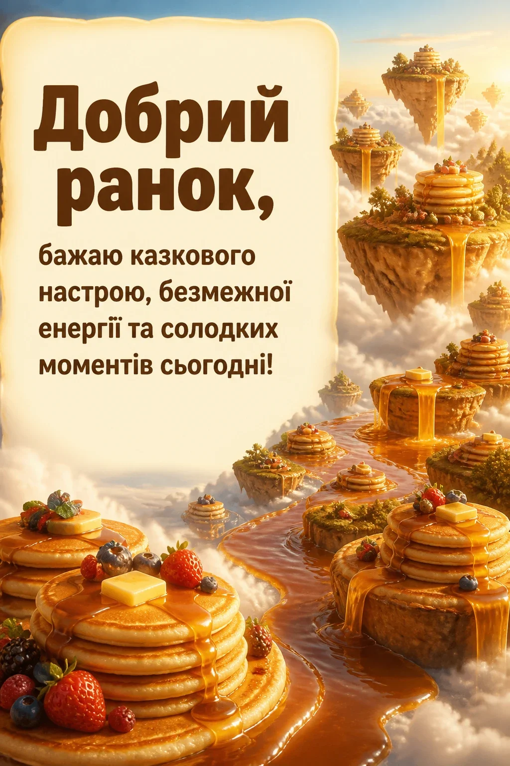 незвичайне ранкове привітання