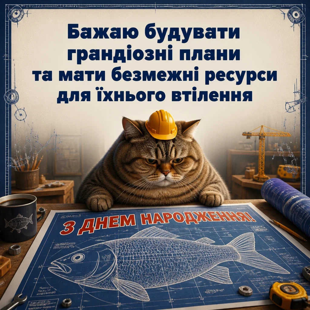 привітання з днем народження мужчині українською мовою