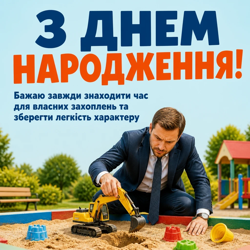 привітання з днем народження мужчині українською мовою