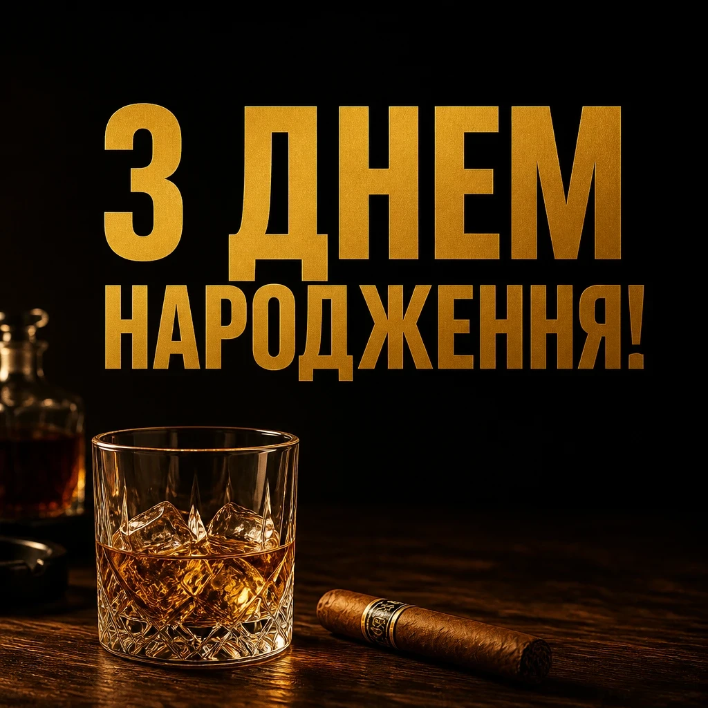 привітання з днем народження мужчині українською мовою
