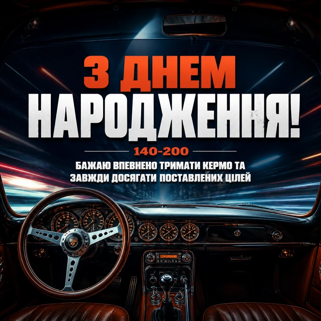 привітання з днем народження мужчині українською мовою