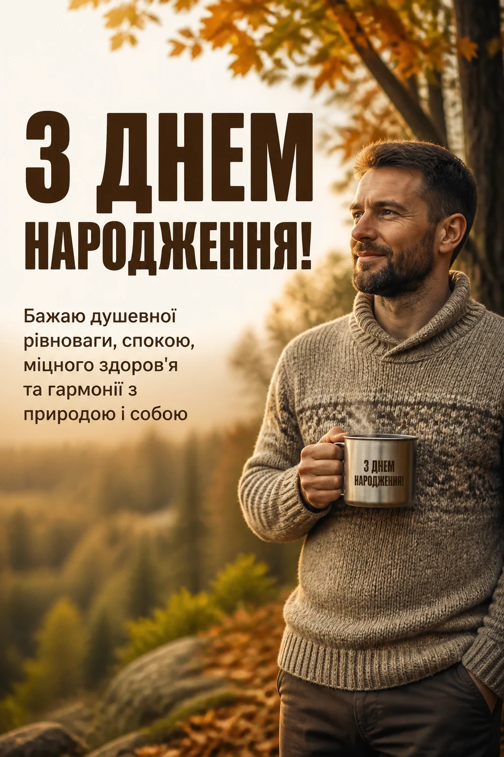 привітання з днем народження мужчині українською мовою