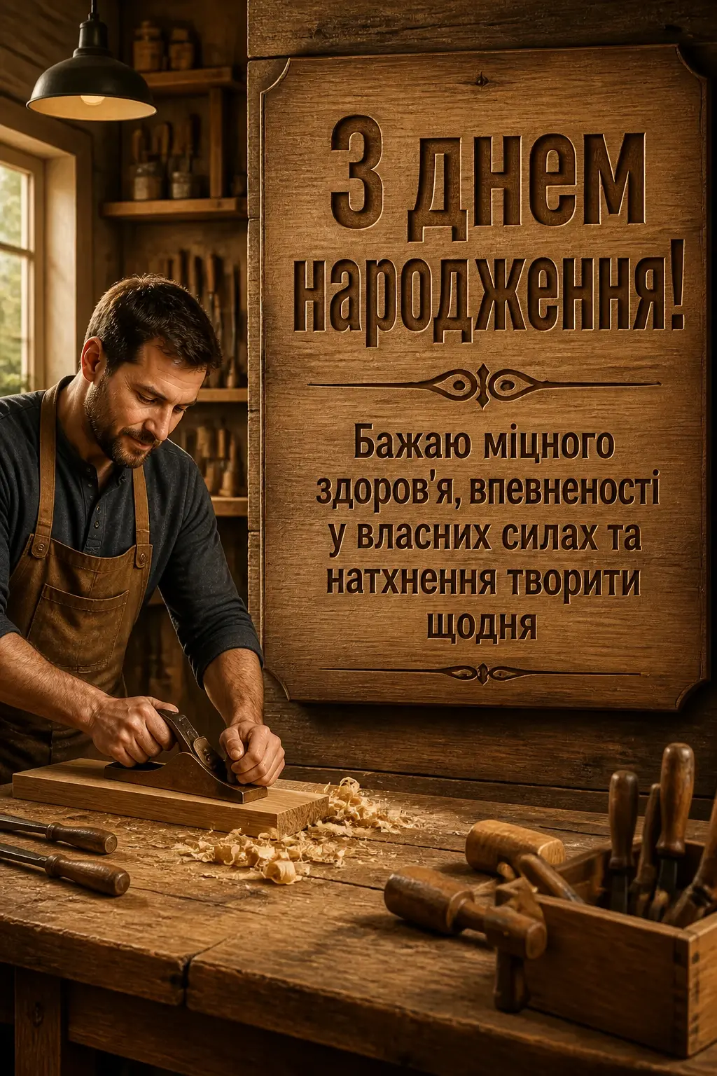 привітання з днем народження мужчині українською мовою