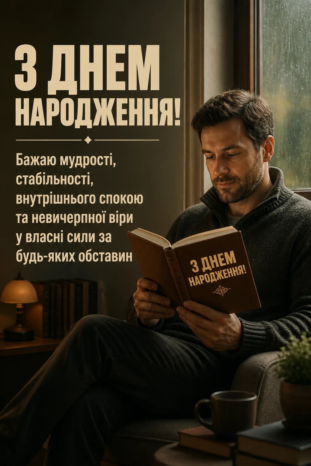 привітання з днем народження мужчині українською мовою