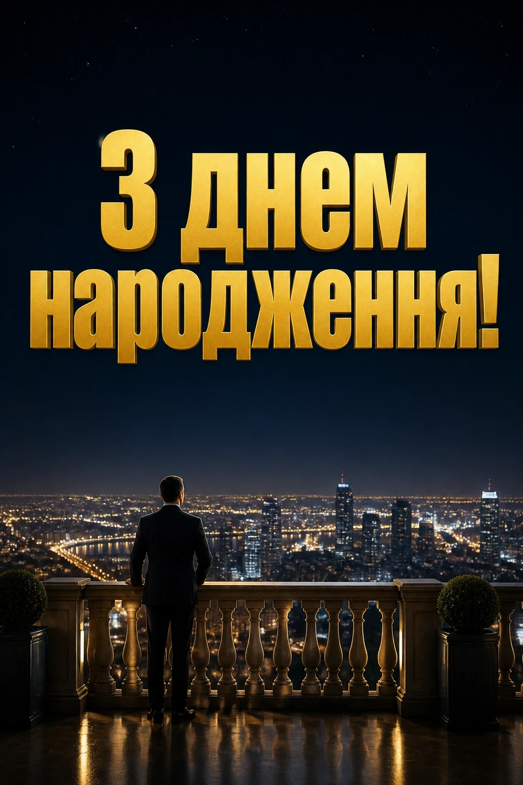 привітання з днем народження мужчині українською мовою