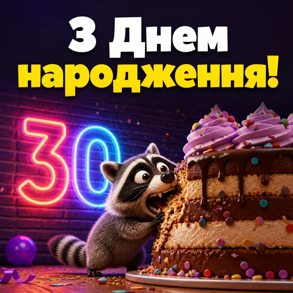 привітання з 30-річчям подрузі прикольні