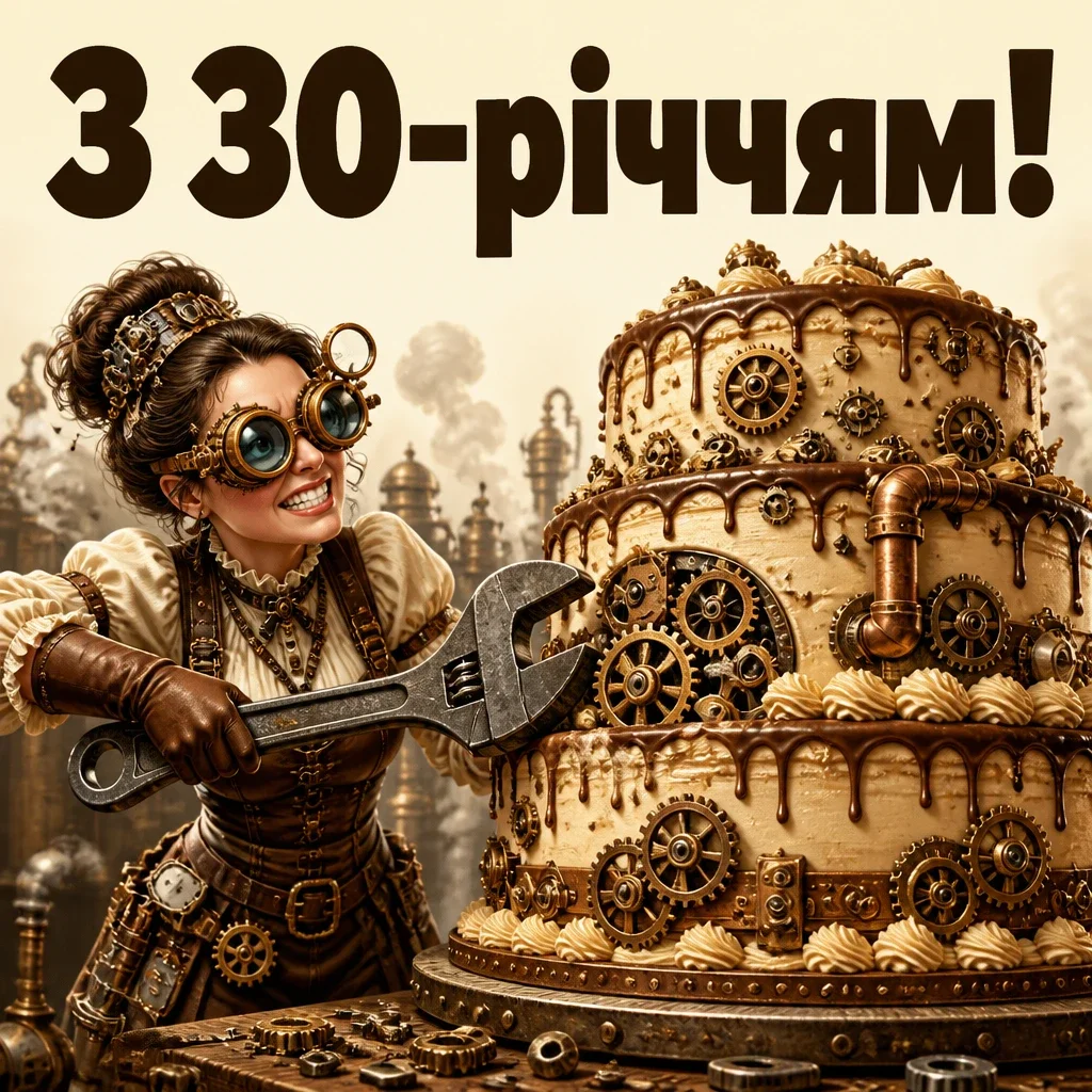привітання з 30-річчям подрузі прикольні