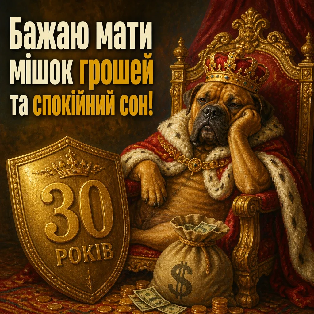 привітання з 30-річчям подрузі прикольні