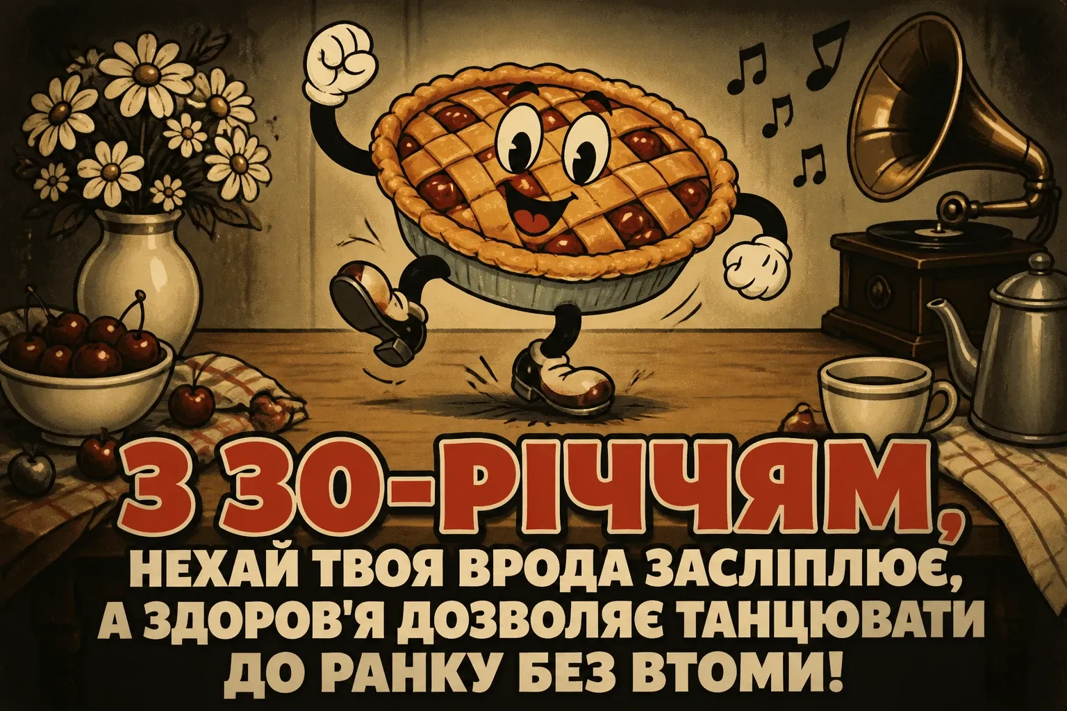 привітання з 30-річчям подрузі прикольні