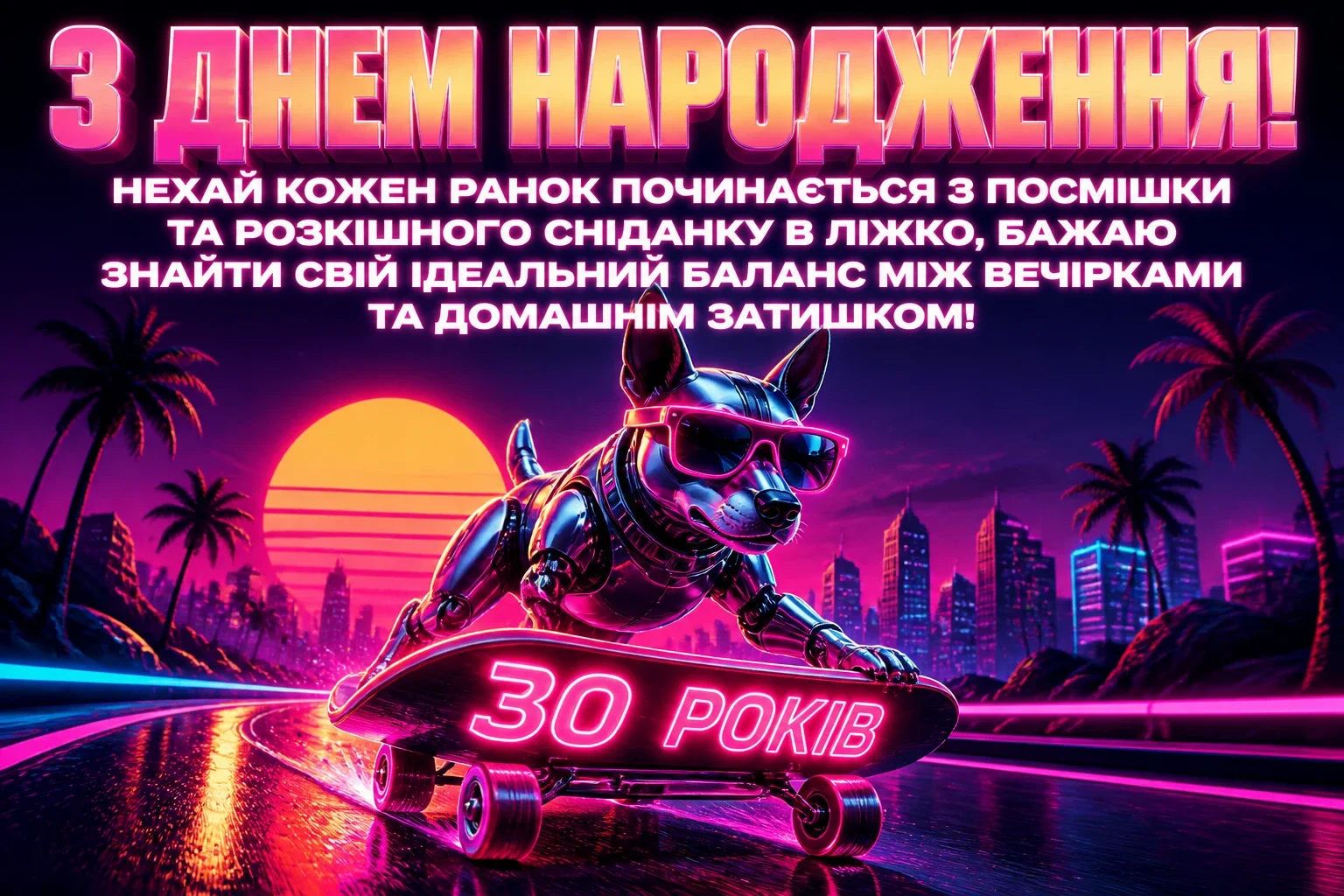 привітання з 30-річчям подрузі прикольні