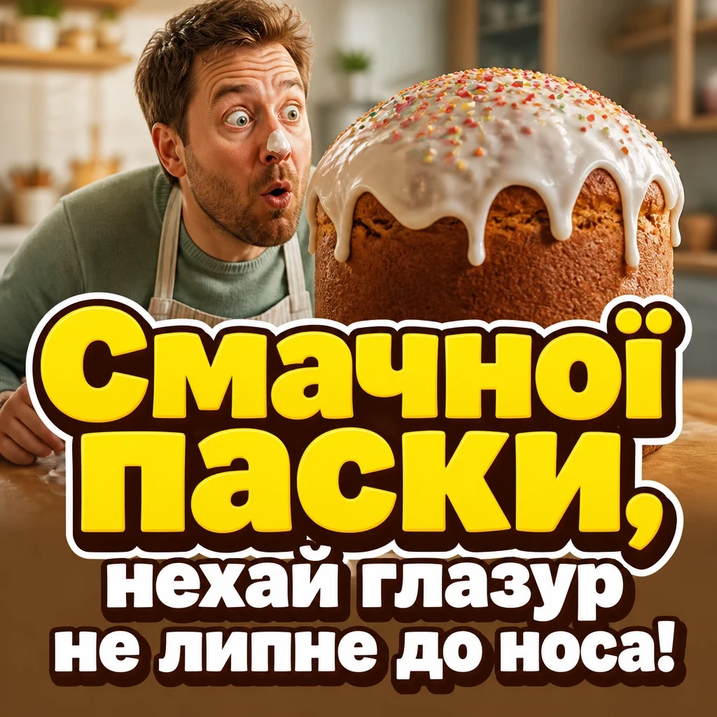 смачної паски привітання
