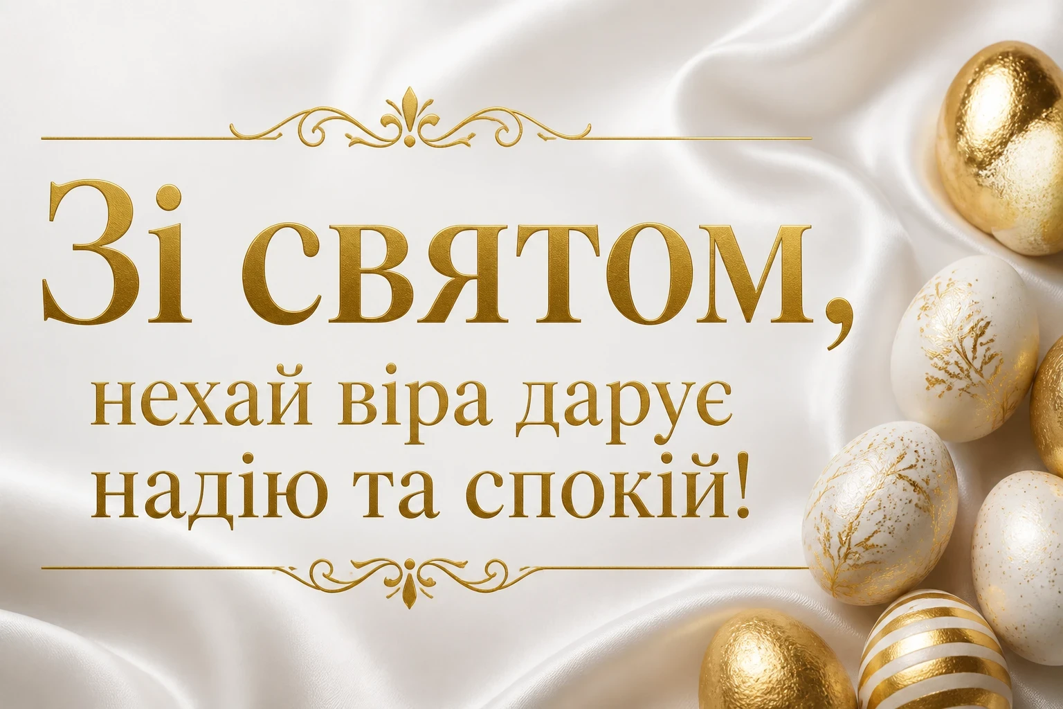 смачної паски привітання