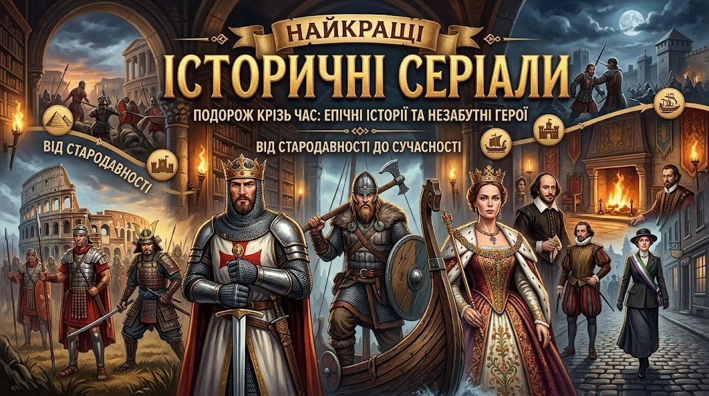 Найкращі історичні серіали, що підкорили мільйони