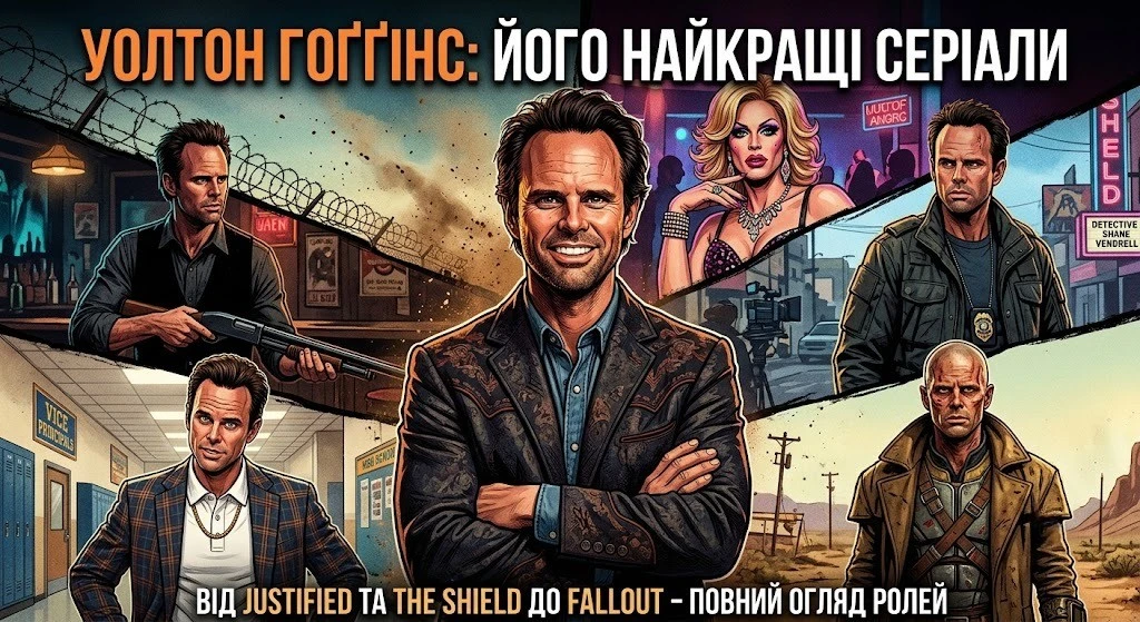 Усі серіали Уолтона Ґоґґінса в одному місці