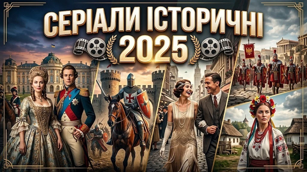 Кращі історичні серіали 2025: що обрати для перегляду