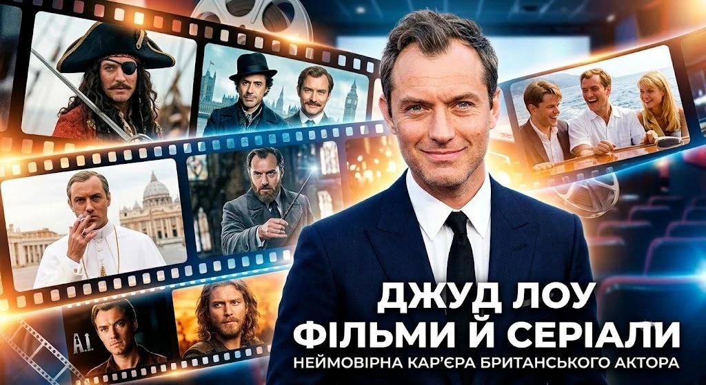 Топ-10 фільмів і серіалів за участю Джуда Лоу